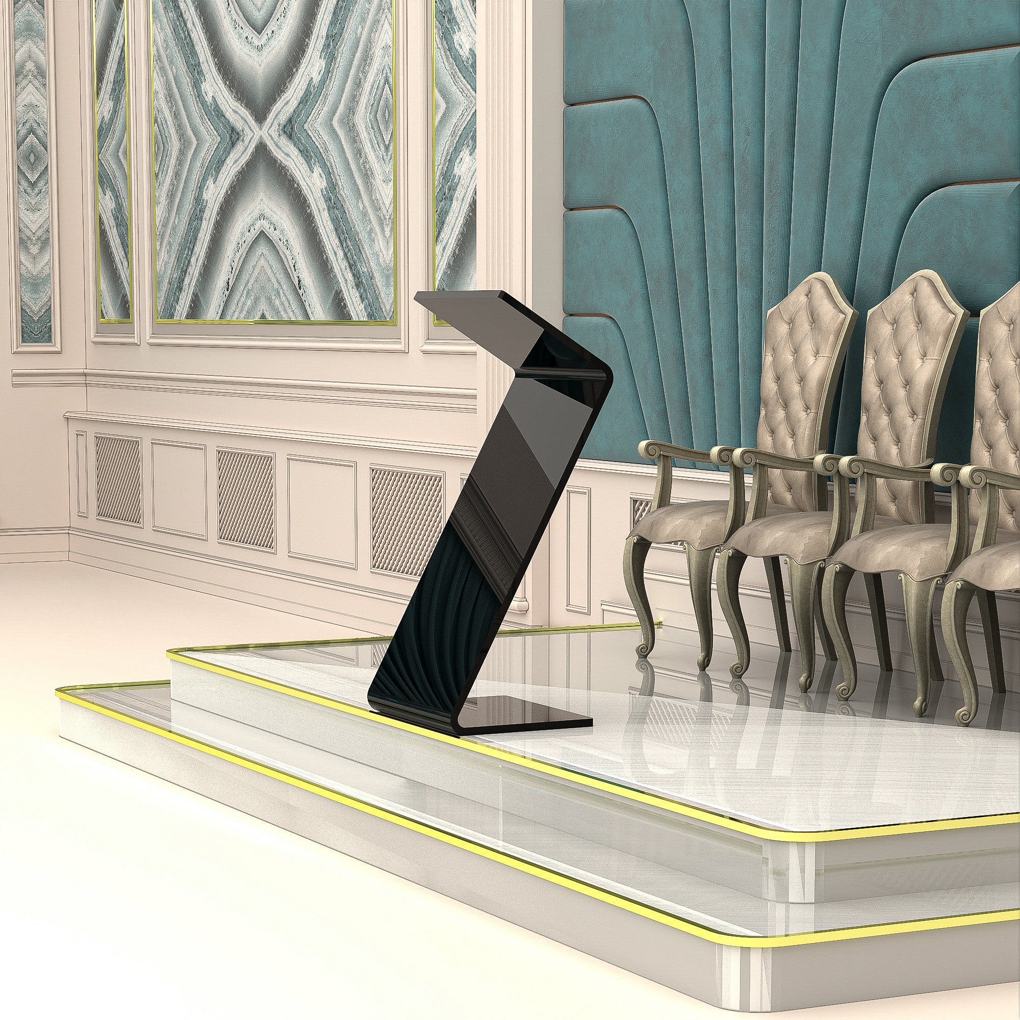 Minimalist Acrylic Podium